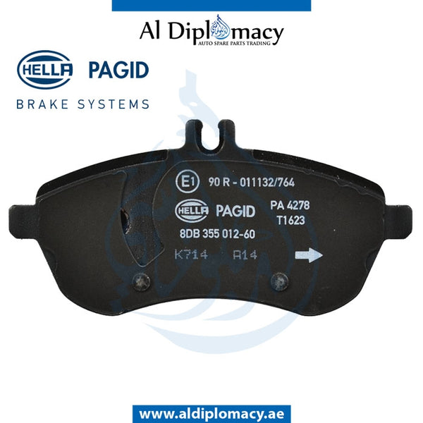 Front BRAKE Pad, 8DB 355 012-601 for Mercedes-Benz C Class W204 (2007-2015) models, Part Number H-0074205620